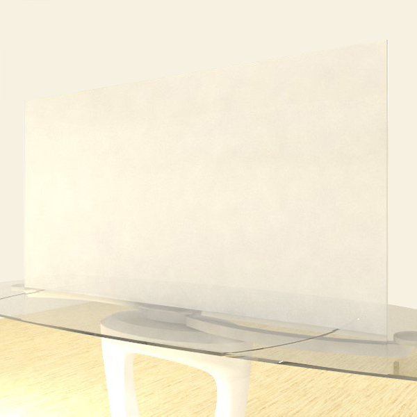 White Plexiglass Acrylic Sheet  Color #2447 1/2" x 32" x 24"