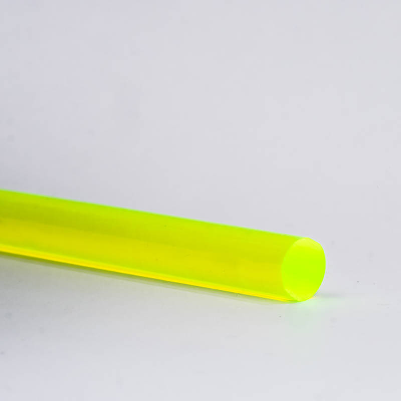 Acrylic Rods: Transparent Amber 2422