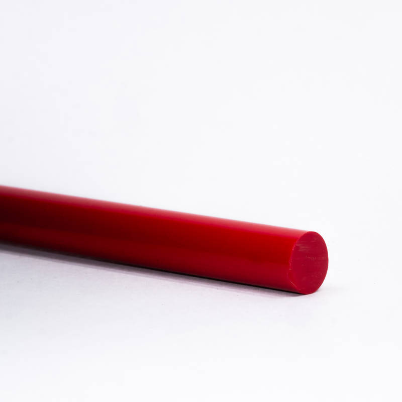 Acrylic Rods: Opaque Red